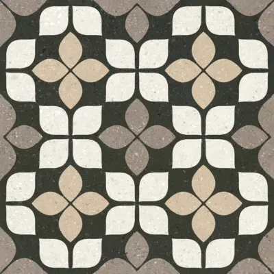 Cerámica Rústico Tesela de color beige, estilo rústico y acabado silky texturizado digital